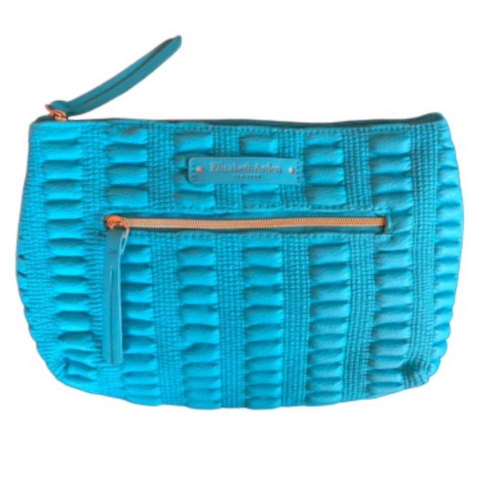 Gorgeous Cosmetic Bag by Elizabeth Arden Blue Leather (PU)